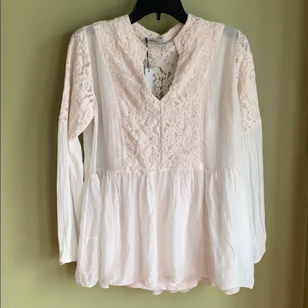 SOLD SOLD Boho Poet Sleeve Pure Silk Blouse Tendenze Italy